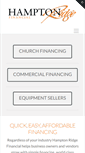 Mobile Screenshot of hamptonridgefinancial.com